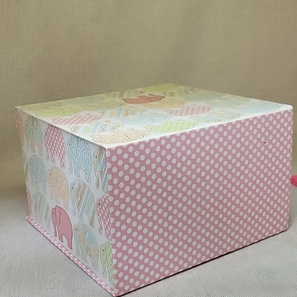 Elephant Themed Home Accent Set 2 Trinket Boxes Decor,‎ Frame, Wood Elephants